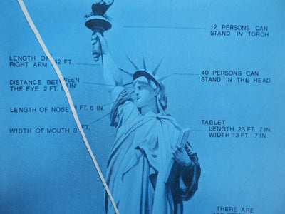 Jacques MONORY : Statue de la Liberté, Sérigraphie originale (photo de détail 3) - Crédit photo : Galerie Art.Paris