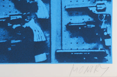 Jacques MONORY : Les pistolets, Sérigraphie originale (photo de détail 2) - Crédit photo : Galerie Art.Paris