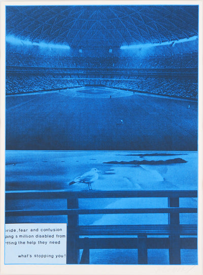 Jacques MONORY : Fierté, peur et confusion, Sérigraphie originale (vue générale) - Crédit photo : Galerie Art.Paris