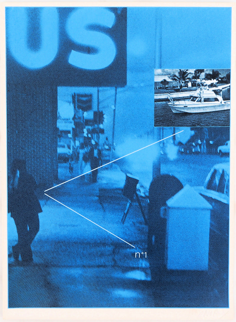 Jacques MONORY : Rêve américain, Sérigraphie originale (vue générale) - Crédit photo : Galerie Art.Paris
