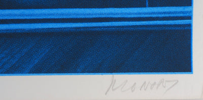 Jacques MONORY : Cinéma à Hollywoo, Sérigraphie originale (photo de détail 2) - Crédit photo : Galerie Art.Paris
