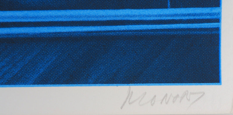 Jacques MONORY : Cinéma à Hollywoo, Sérigraphie originale (photo de détail 2) - Crédit photo : Galerie Art.Paris