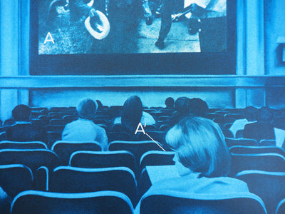 Jacques MONORY : Cinéma à Hollywoo, Sérigraphie originale (photo de détail 3) - Crédit photo : Galerie Art.Paris
