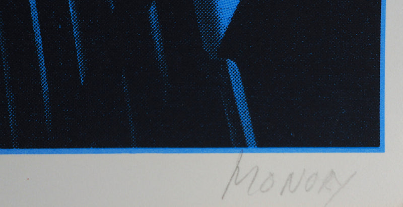 Jacques MONORY : Light and Buildin, Sérigraphie originale (photo de détail 2) - Crédit photo : Galerie Art.Paris