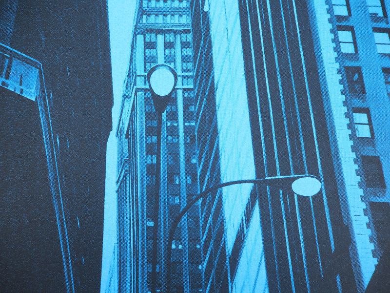 Jacques MONORY : Light and Buildin, Sérigraphie originale (photo de détail 3) - Crédit photo : Galerie Art.Paris