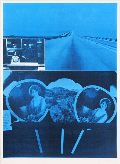 Jacques MONORY : On the Road, Sérigraphie originale (vue générale) - Crédit photo : Galerie Art.Paris