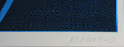 Jacques MONORY : On the Road, Sérigraphie originale (photo de détail 2) - Crédit photo : Galerie Art.Paris