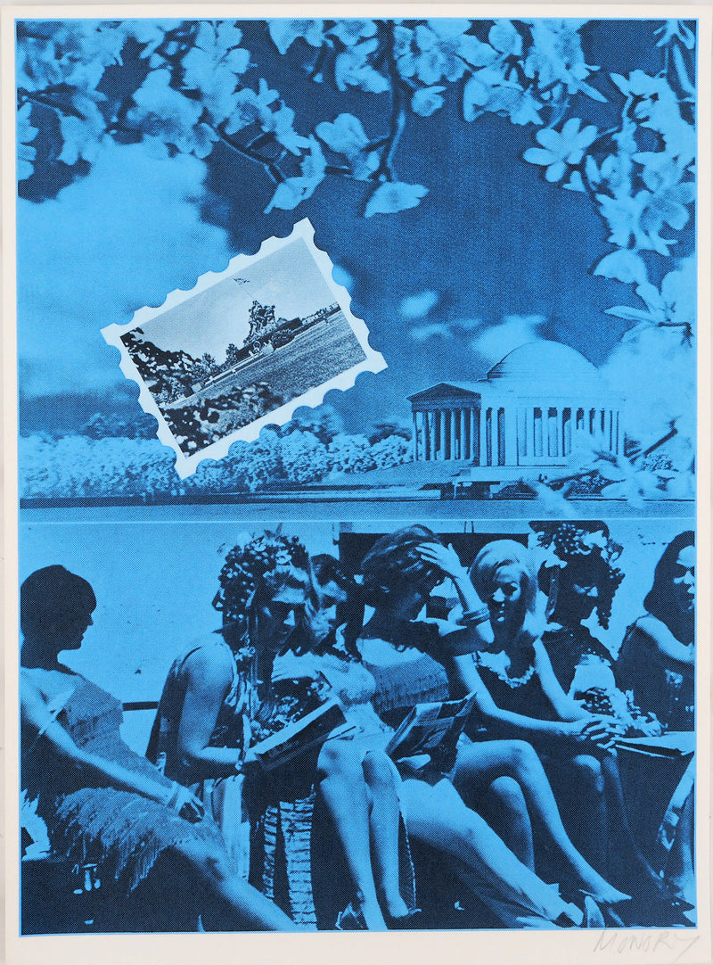 Jacques MONORY : Soleil de Washington, Sérigraphie originale (vue générale) - Crédit photo : Galerie Art.Paris