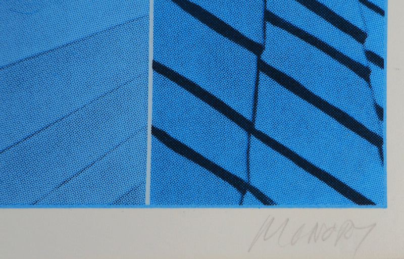 Jacques MONORY : Jeune fille à la fenêtre, Sérigraphie originale (photo de détail 2) - Crédit photo : Galerie Art.Paris
