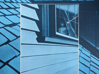 Jacques MONORY : Jeune fille à la fenêtre, Sérigraphie originale (photo de détail 3) - Crédit photo : Galerie Art.Paris
