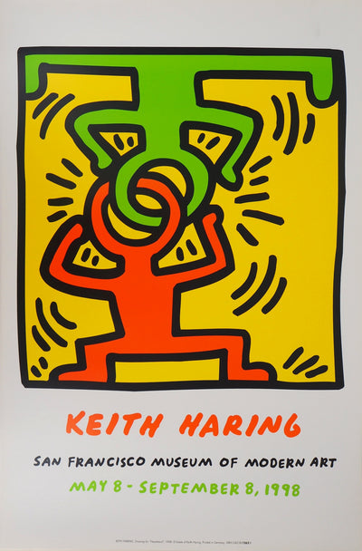 Keith HARING : L'attirance des opposés, Sérigraphie originale (vue générale) - Crédit photo : Galerie Art.Paris