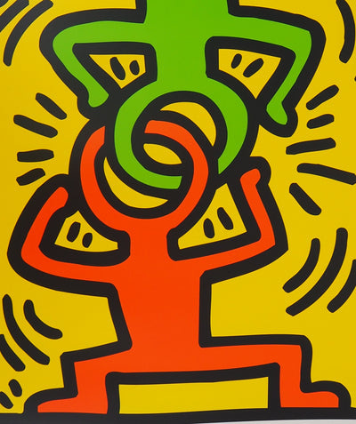 Keith HARING : L'attirance des opposés, Sérigraphie originale (photo de détail 4) - Crédit photo : Galerie Art.Paris