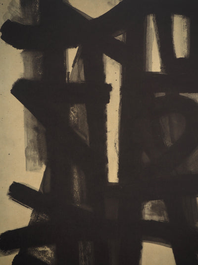 Pierre SOULAGES : Peinture II 1947, Héliogravure originale (photo de détail 5) - Crédit photo : Galerie Art.Paris