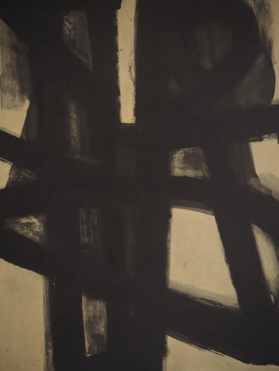 Pierre SOULAGES : Peinture II 1947, Héliogravure originale (photo de détail 4) - Crédit photo : Galerie Art.Paris