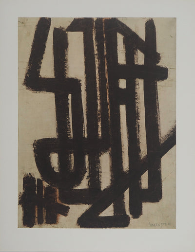 Pierre SOULAGES : Peinture 1948, Héliogravure originale (vue générale) - Crédit photo : Galerie Art.Paris