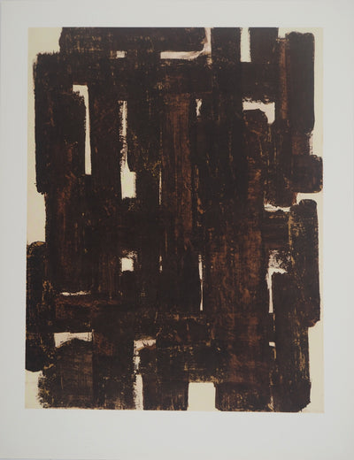 Pierre SOULAGES : Peinture III 1948, Héliogravure originale (vue générale) - Crédit photo : Galerie Art.Paris