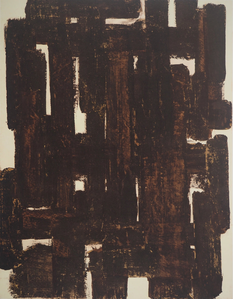 Pierre SOULAGES : Peinture III 1948, Héliogravure originale (photo de détail 3) - Crédit photo : Galerie Art.Paris