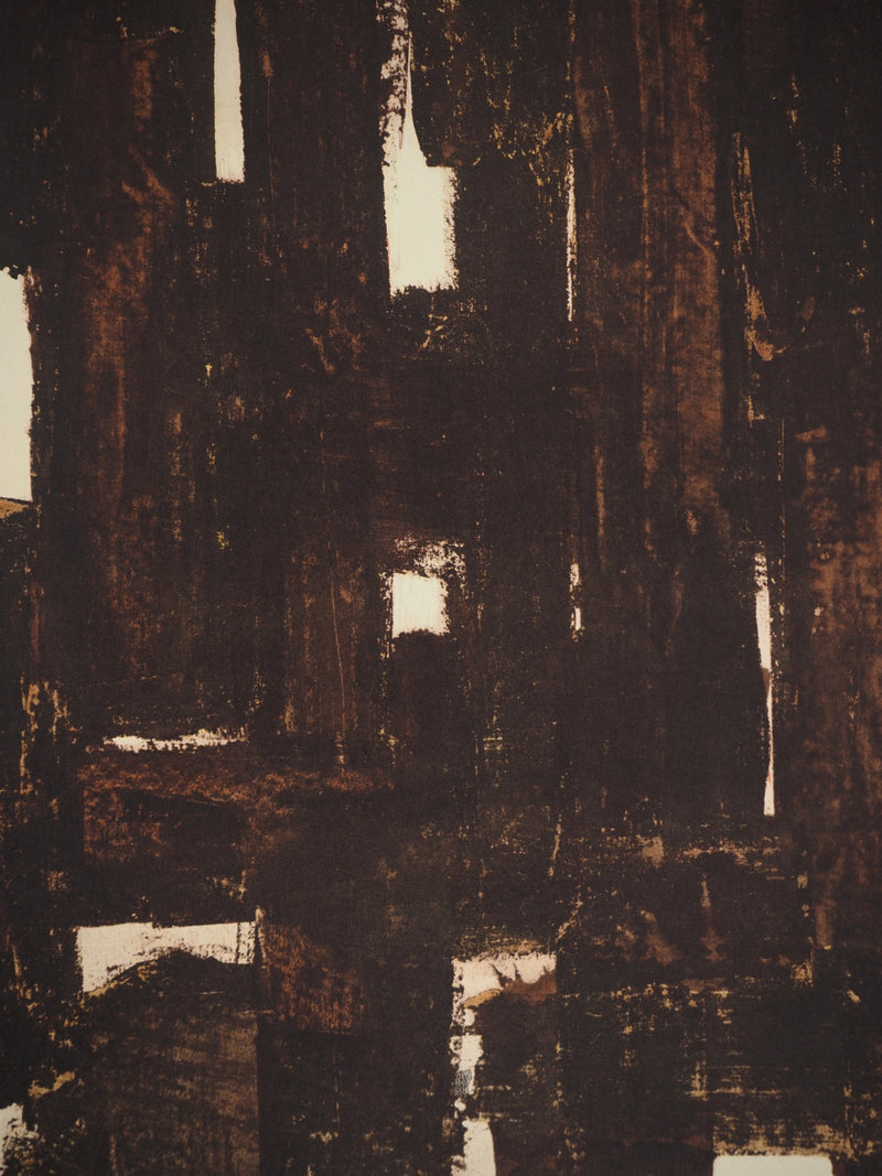 Pierre SOULAGES : Peinture III 1948, Héliogravure originale (photo de détail 5) - Crédit photo : Galerie Art.Paris