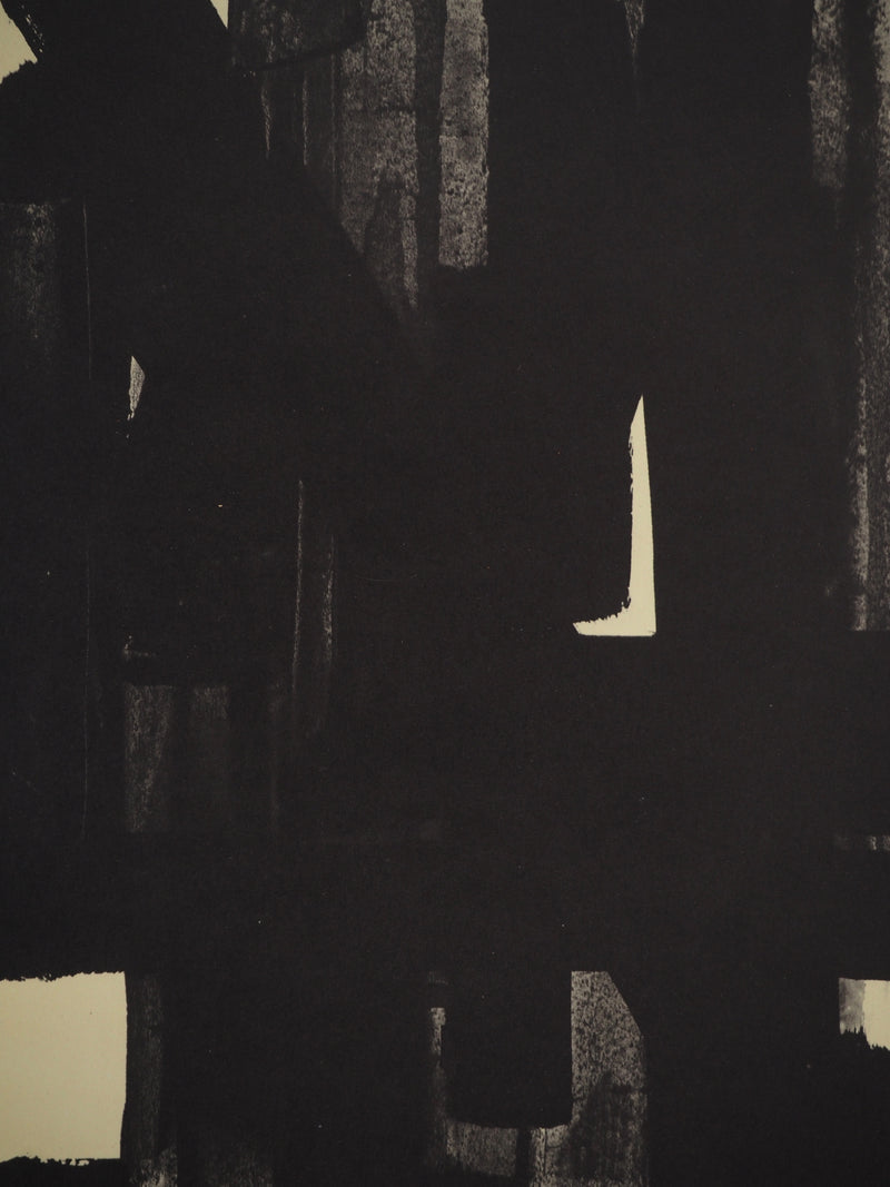 Pierre SOULAGES : Peinture 1953, Héliogravure originale (photo de détail 4) - Crédit photo : Galerie Art.Paris