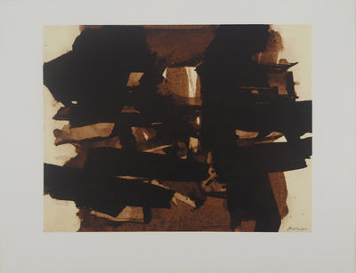 Pierre SOULAGES : Peinture II 1960, Héliogravure originale (vue générale) - Crédit photo : Galerie Art.Paris