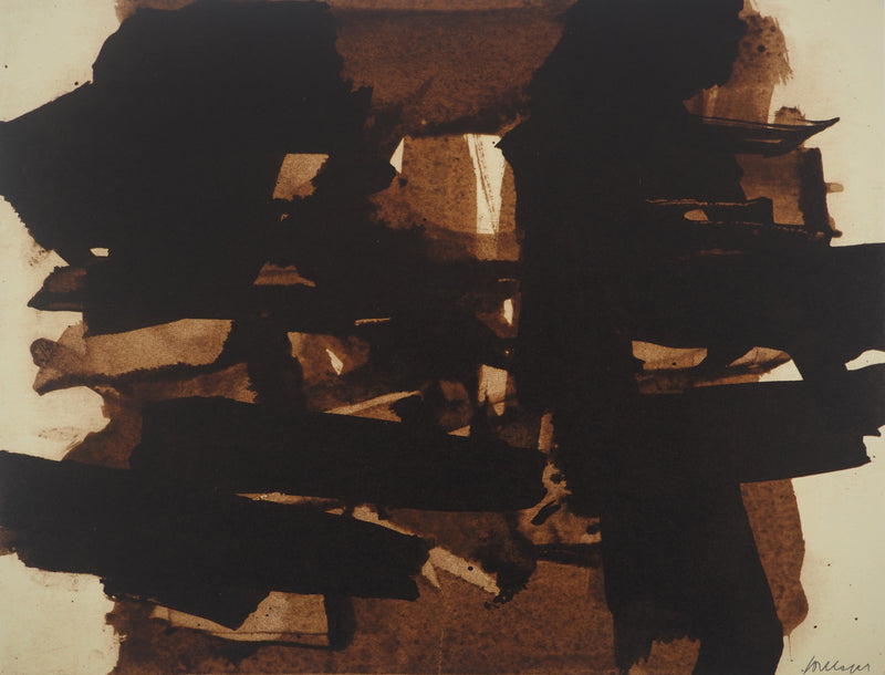 Pierre SOULAGES : Peinture II 1960, Héliogravure originale (photo de détail 3) - Crédit photo : Galerie Art.Paris