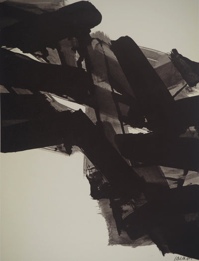 Pierre SOULAGES : Peinture 1961, Héliogravure originale (photo de détail 3) - Crédit photo : Galerie Art.Paris