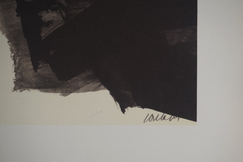 Pierre SOULAGES : Peinture 1961, Héliogravure originale (photo de détail 2) - Crédit photo : Galerie Art.Paris