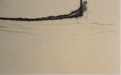 Amedeo MODIGLIANI : Cariatide agenouillée, Lithographie