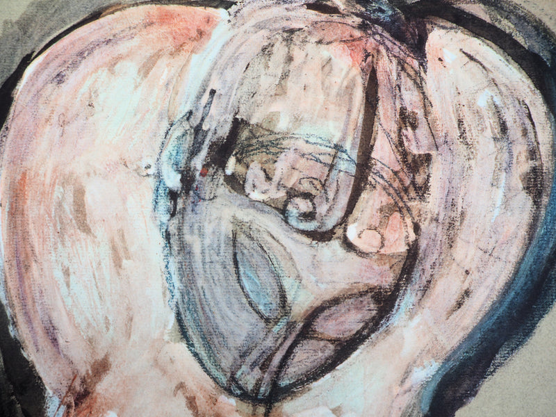 Amedeo MODIGLIANI : La femme de Caryes, Lithographie signée