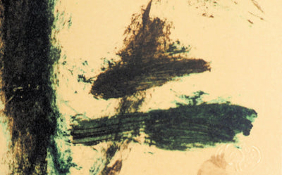 Amedeo MODIGLIANI : Le portrait vert, Lithographie
