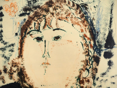 Amedeo MODIGLIANI : Rosa Porprina, Lithographie signée
