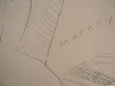 Amedeo MODIGLIANI : Piété, Lithographie signée