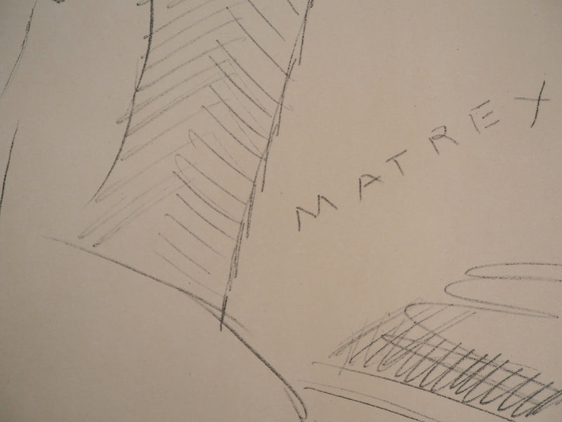 Amedeo MODIGLIANI : Piété, Lithographie signée