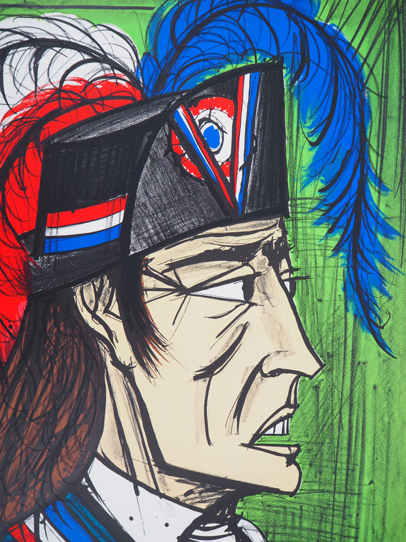 Bernard BUFFET : Révolution, Fouquier Tinville, Lithographie originale (photo de détail 4) - Crédit photo : Galerie Art.Paris