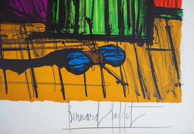 Bernard BUFFET : Révolution, les Tricoteuses, Lithographie originale (photo de détail 2) - Crédit photo : Galerie Art.Paris