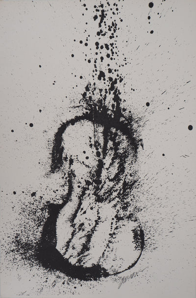 ARMAN : Violon en éclat, Lithographie originale signée