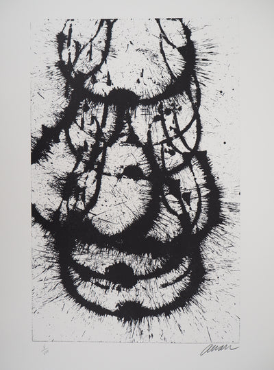 ARMAN : Corps de violon en éclat, Lithographie originale signée