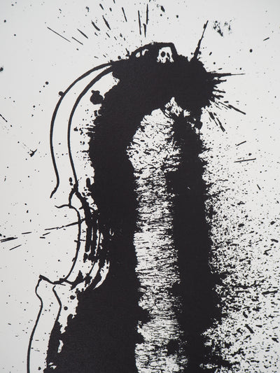 ARMAN : Jaillissement d'un violon, Lithographie originale signée
