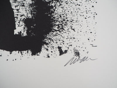 ARMAN : Jaillissement d'un violon, Lithographie originale signée