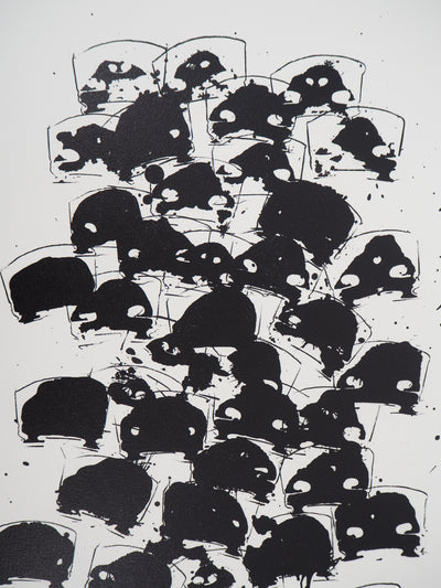 ARMAN : Accumulation de chevalets de violon, Lithographie originale signée
