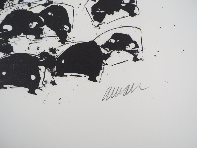 ARMAN : Accumulation de chevalets de violon, Lithographie originale signée