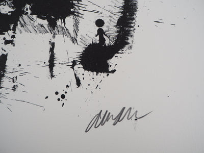 ARMAN : Quintette de violons, Lithographie originale signée