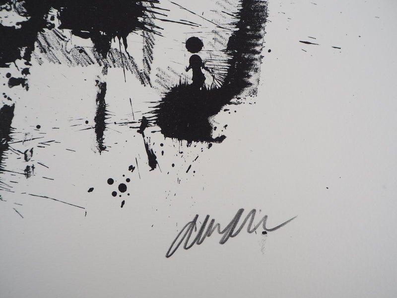 ARMAN : Quintette de violons, Lithographie originale signée