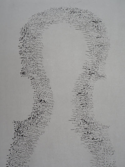 ARMAN : Ombre creuse d'un violon, Gravure originale signée