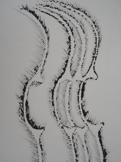 ARMAN : Jeux de quatre violons, Gravure originale signée