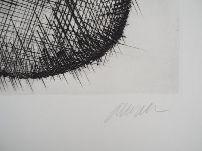 ARMAN : Dos d'un violon, Gravure originale signée
