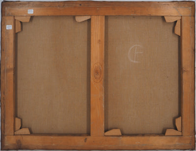 Charles WISLIN : Bord de rivière au petit matin, Huile sur toile signée