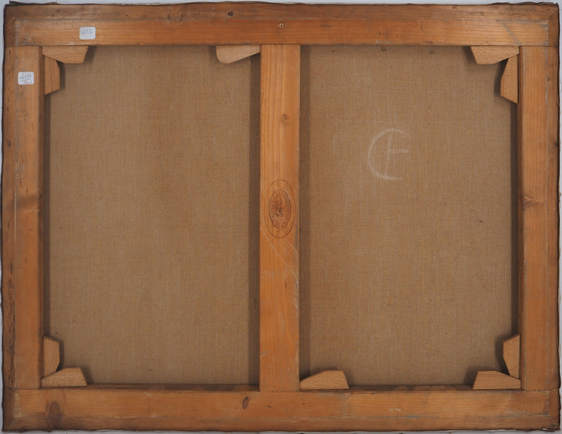 Charles WISLIN : Bord de rivière au petit matin, Huile sur toile signée