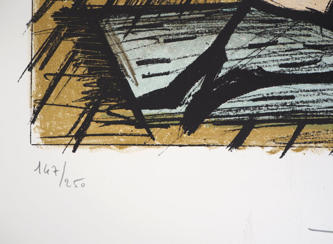 Bernard BUFFET: The entwined lovers, Original lithograph