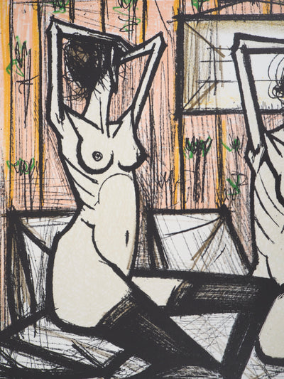 Bernard BUFFET : Amantes s'étirant, Lithographie originale (photo de détail 4) - Crédit photo : Galerie Art.Paris